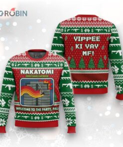 Video game Nakatomi, Die hard Christmas Ugly Christmas Sweater