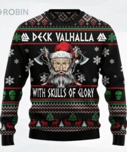 Viking Deck Valh Ugly Christmas Sweater