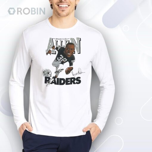 Vintage Marcus Allen caricature Shirt