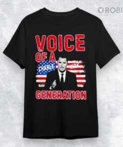 Voice Of Generation Charlie Kirk American Flag Shirt