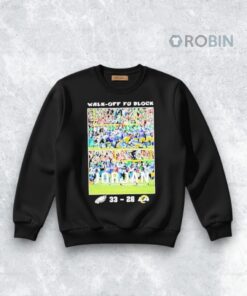 Walk Off FG Block Jordan Eagles 33 26 Rams Shirt