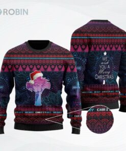 We Wish You A Merry Christmas Ho Ho Ho Jesus And Mandala Pattern Ugly Christmas Sweater, Sweatshirt