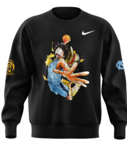 Welcome Luffy are joining the UNC Sweatshirt – – Carolina Tar Heels Shirt, One Piece Anime Gear