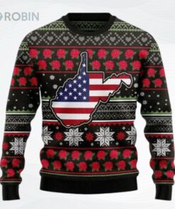 West Virginia Ugly Christmas Sweater