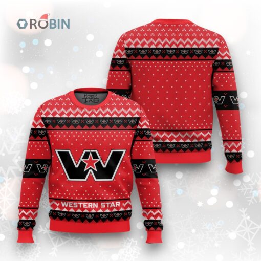 Western Star Ugly Christmas Sweater