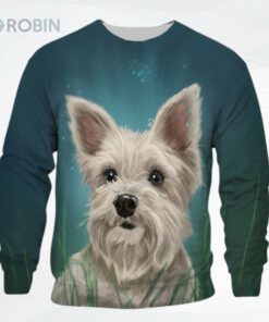 Westie Tthj Nby Ugly Christmas Sweater