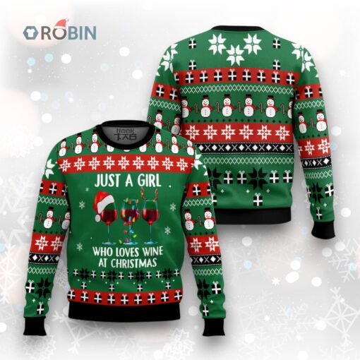 Wine Xmas Ugly Christmas Sweater