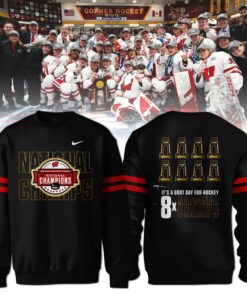 Wisconsin Badgers 2025 Women’s Hockey Tournament Champions Sweatshirt 2-Side Black, Wisconsin Badgers Gifts for Fans