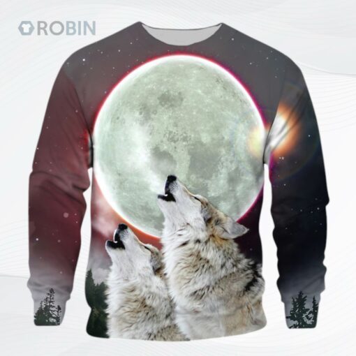 Wolf Dadltl Ugly Christmas Sweater