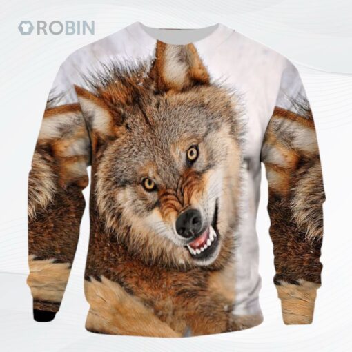 Wolf Dadntnw Ugly Christmas Sweater