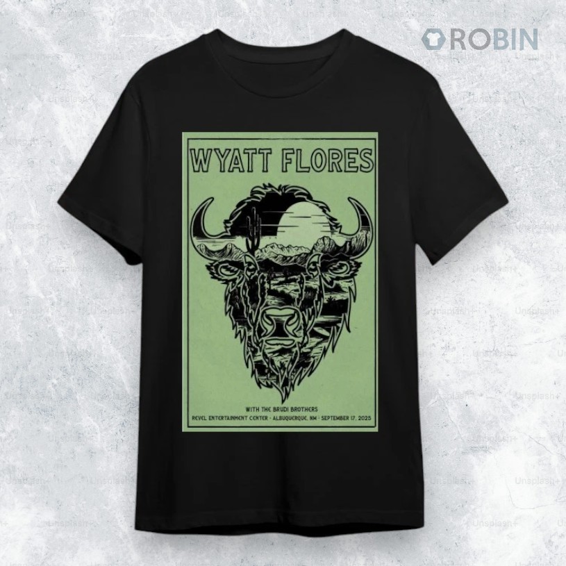 Wyatt Flores Revel Entertainment Center In Albuquerque Nm September 17 2025 Poster Shirt Wyatt Flores Revel Entertainment Center In Albuquerque Nm September 17 2025 Poster Shirt