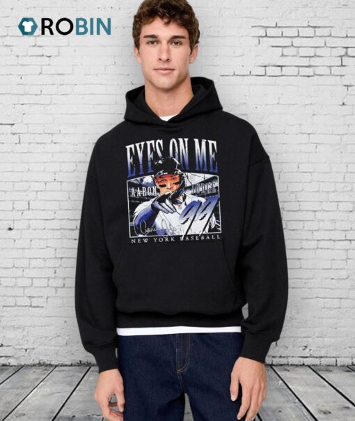 Aaron Judge New York Baseball Eyes On Me Shirts