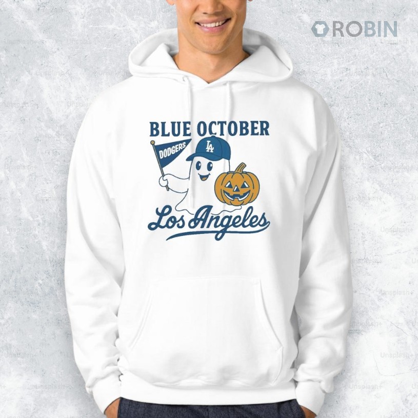 Blue October Ghost Dodgers Shirt Blue October Ghost Dodgers Shirt