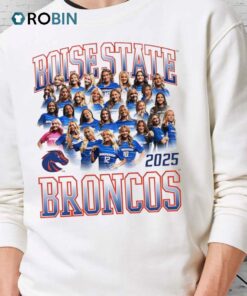 Boise State Broncos 2025 Women’s Soccer Team Roster Collage Shirt