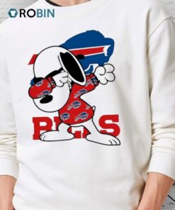 Buffalo Bills Snoopy Dabbing Peanuts Nfl Football Shirt