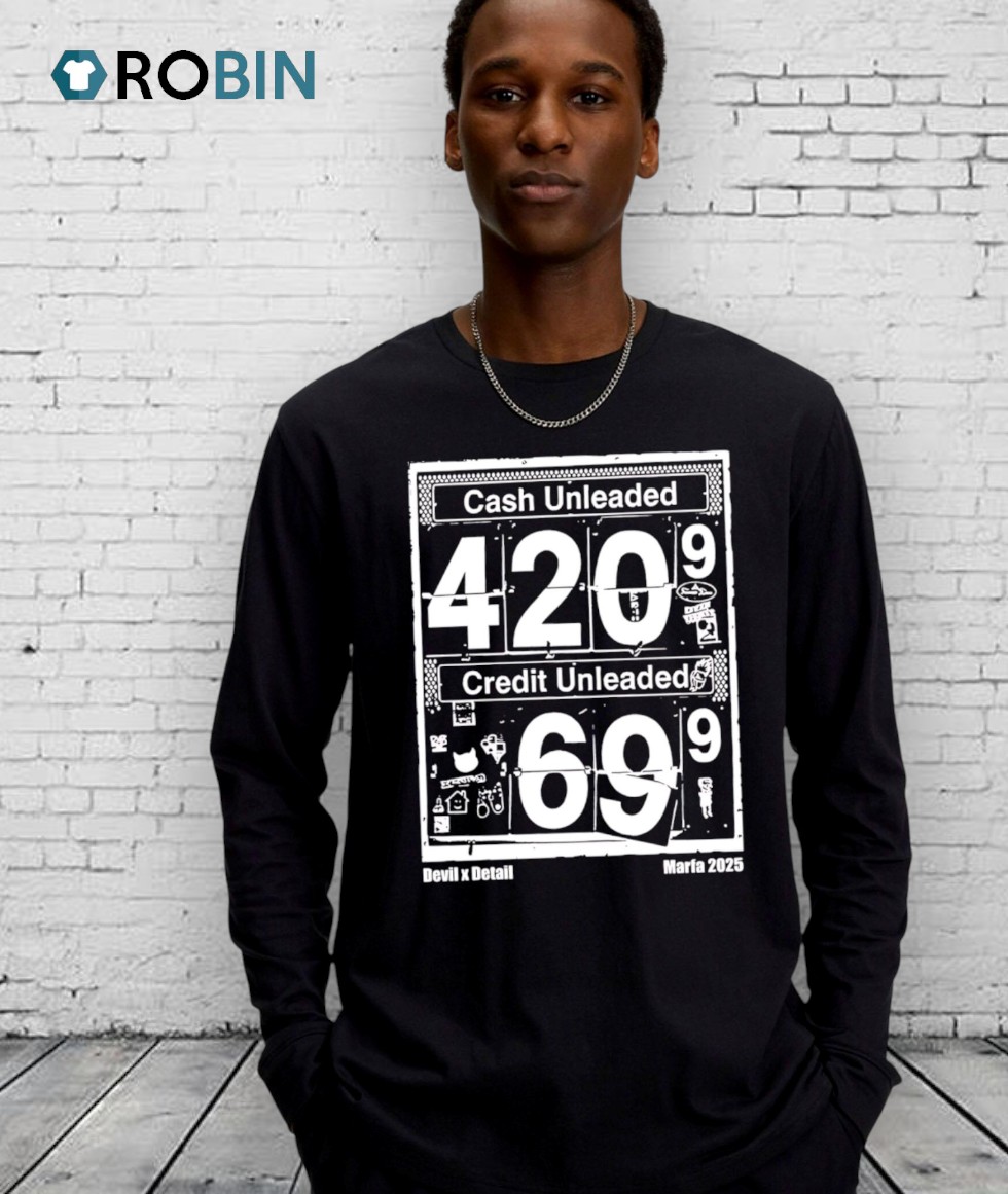 Cash Unleaded Credit Unleaded Devil X Detail Marfa 2025 Shirt Cash Unleaded Credit Unleaded Devil X Detail Marfa 2025 Shirt