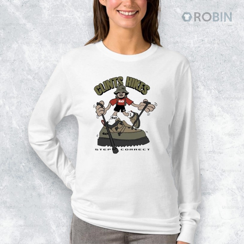 Clints Inc Hikes Step Concert Shirt Clints Inc Hikes Step Concert Shirt