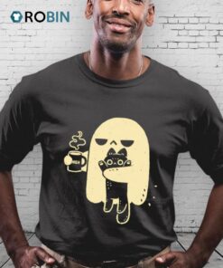 Cute Ghost Holding Cat Shirt