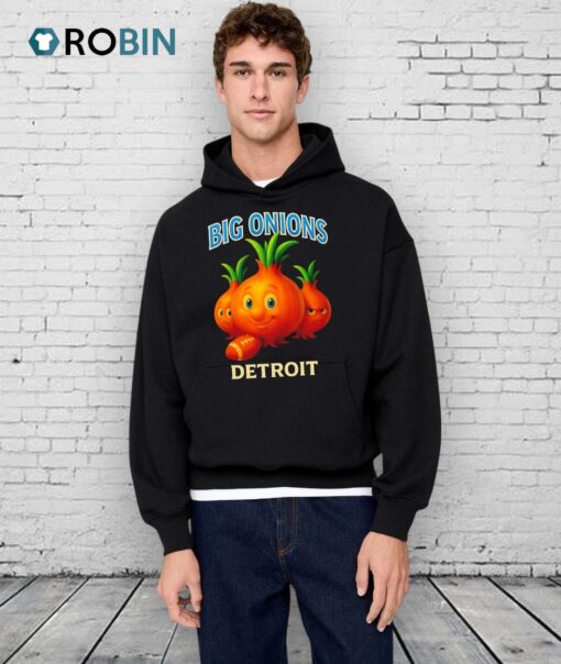 Detroit Big Onions Funny Football Shirt