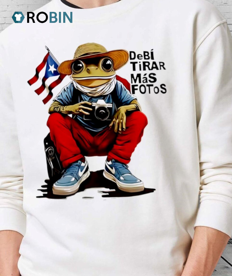 Frog Debi Tirar Mas Fotos Shirt Frog Debi Tirar Mas Fotos Shirt