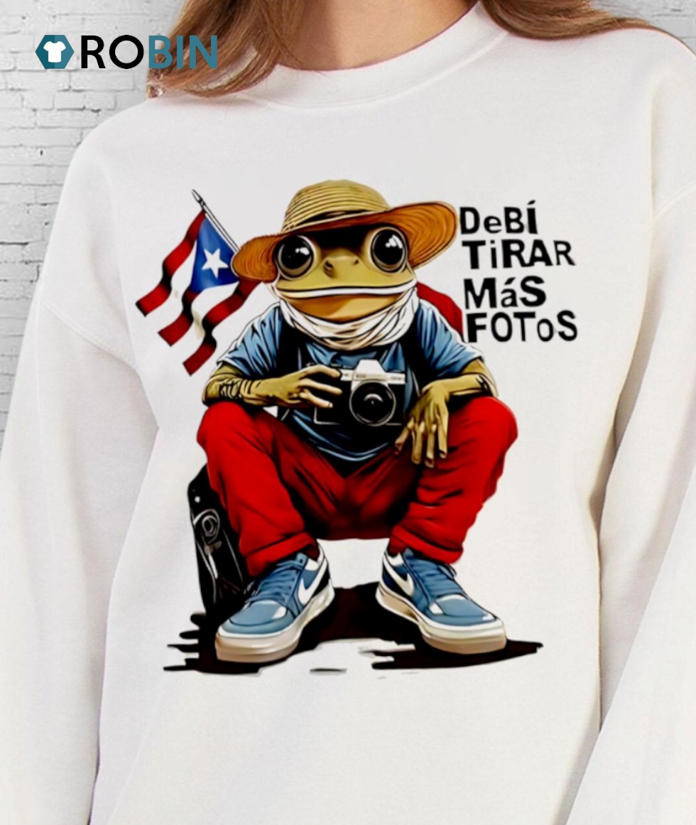 Frog Debi Tirar Mas Fotos Shirt Frog Debi Tirar Mas Fotos Shirt