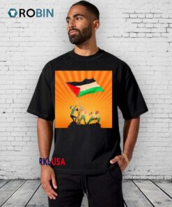 Gorillaz Palestine Art Shirt