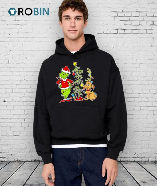 Grinch Dog Max Light Christmas 2025 Shirt