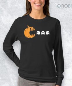 Halloween Pumpkin Eating Ghost Shirt