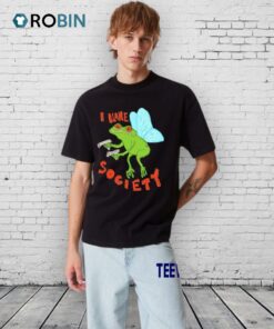 I Blame Society Frog Shirt