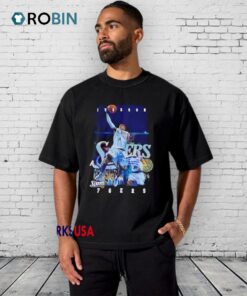 Iverson 76ers Hardwood Classics Nba Legends Shirt