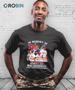In Memory Of The Gator October 9 2025 Mike Greenwell Thank You For The Memories Shirt
