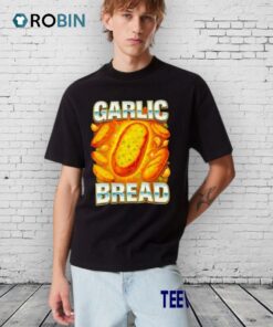 Ironic Garlic Bread Meme Food Parody Shirt
