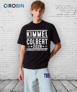 Kimmel And Colbert 2028 Resistance Roars Louder Shirt