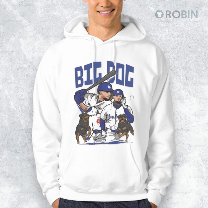 Los Angeles Dodgers The Big Dog Baseball Shirt Los Angeles Dodgers The Big Dog Baseball Shirt