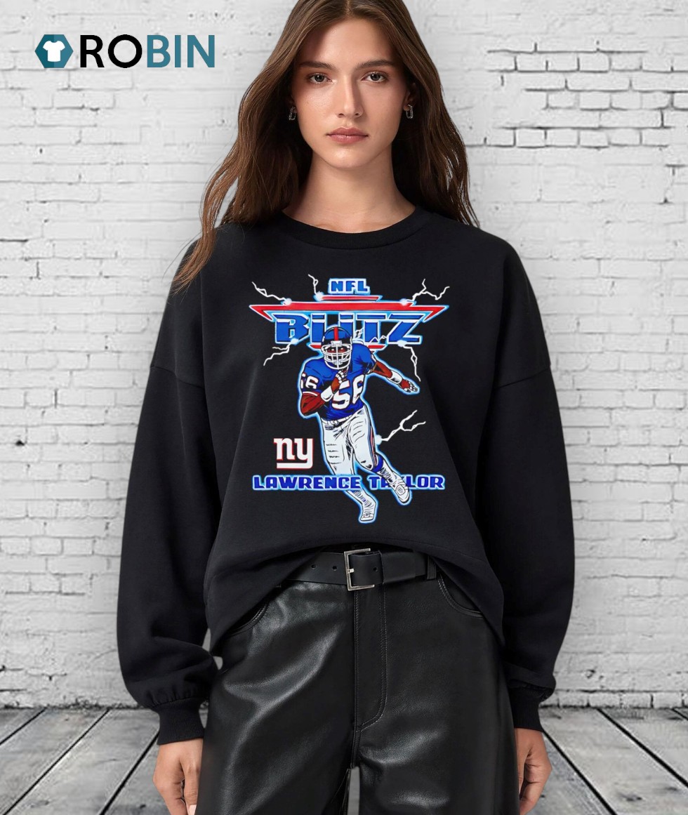 Nfl Blitz Giants Lawrence Taylor New York Giants Nfl Shirt Nfl Blitz Giants Lawrence Taylor New York Giants Nfl Shirt