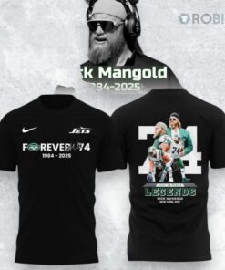 Nick Mangold New York Jets Forever 74 Legends Shirt