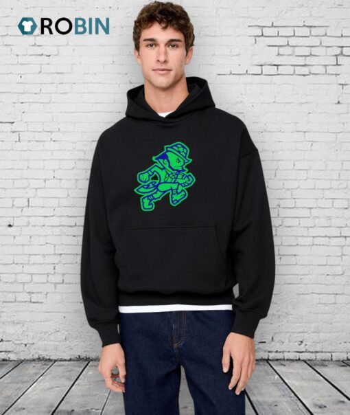 Notre Dame Fighting Irish Under Armour Sporting Leprechaun Mascot Shirt