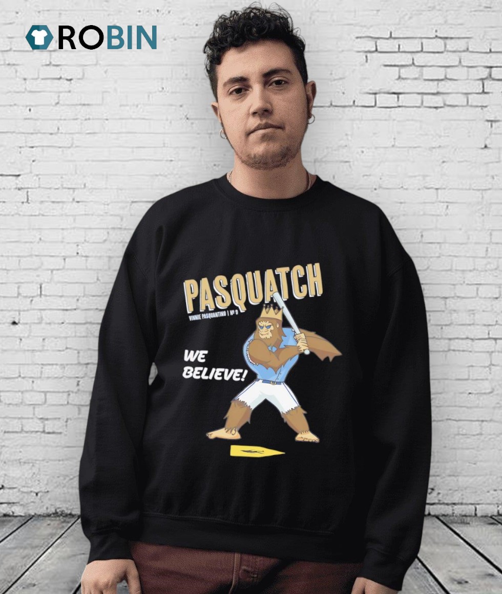Pasquatch Vinnie Pasquantino We Believe Shirt Pasquatch Vinnie Pasquantino We Believe Shirt