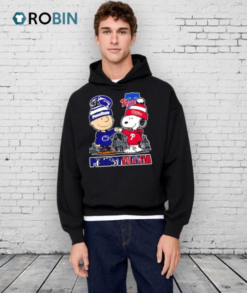Penn State Nittany Lions X Philadelphia Phillies Snoopy Shirt