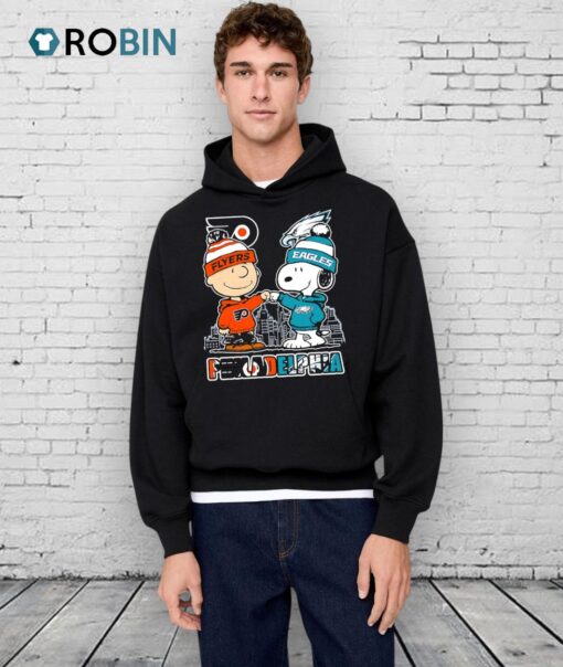 Philadelphia Flyers X Eagles Snoopy Shirt