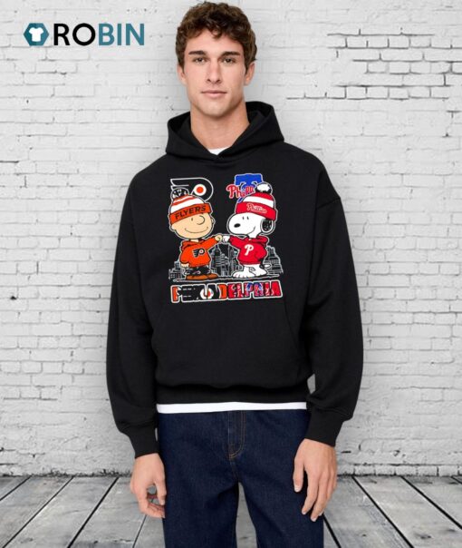 Philadelphia Flyers X Phillies Snoopy Shirt