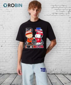 Philadelphia Flyers X Phillies Snoopy Shirt Philadelphia Flyers X Phillies Snoopy Shirt
