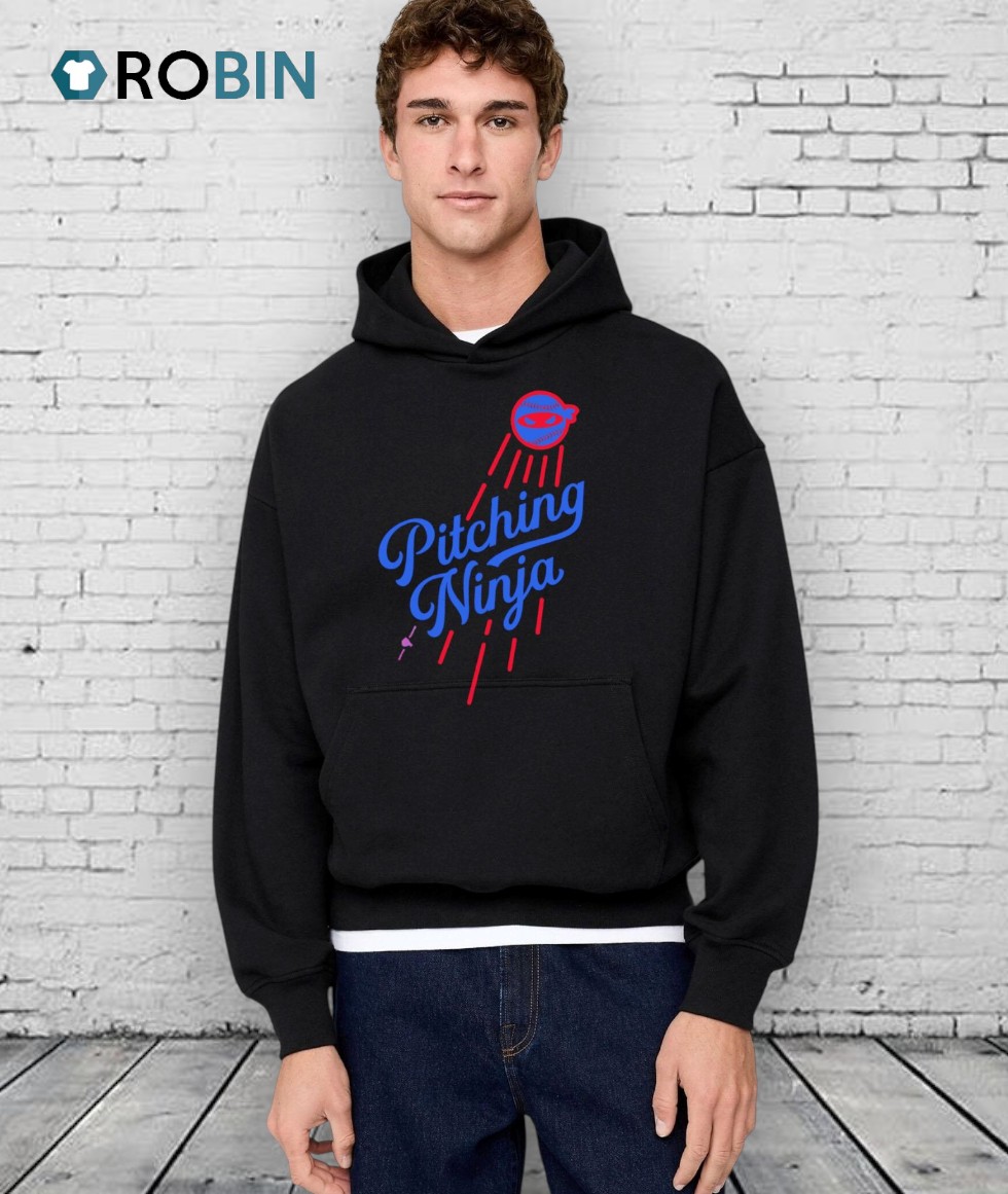 Pitching Ninja Los Angeles Dodgers Shirts Pitching Ninja Los Angeles Dodgers Shirts