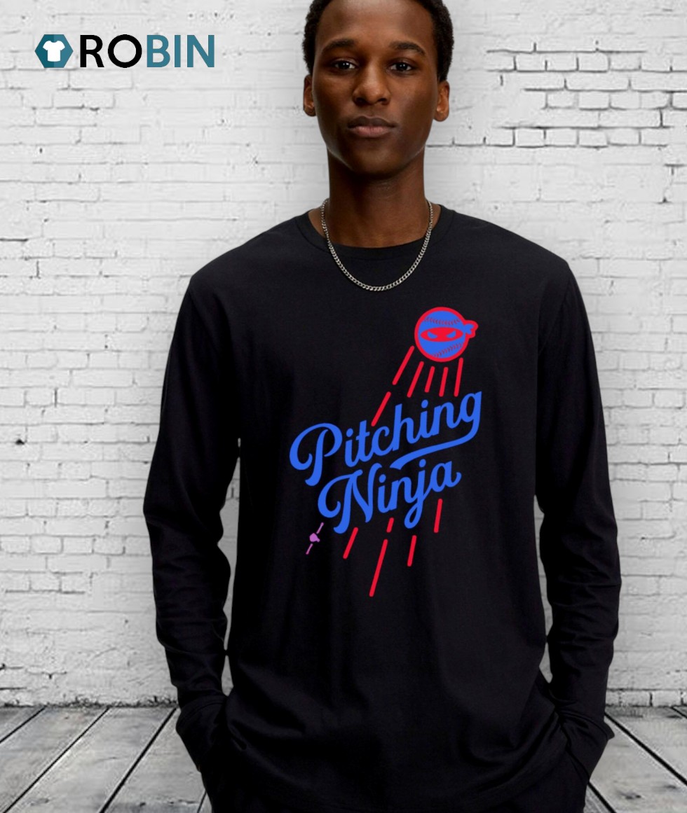 Pitching Ninja Los Angeles Dodgers Shirts Pitching Ninja Los Angeles Dodgers Shirts