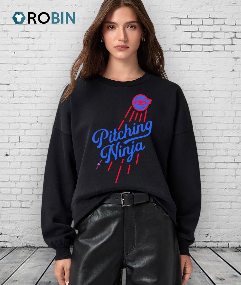 Pitching Ninja Los Angeles Dodgers Shirts Pitching Ninja Los Angeles Dodgers Shirts