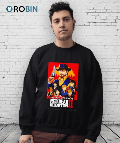 Red Dead Redemption Animated Gaming Premium Shirt