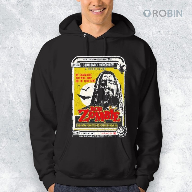 Rob Zombie Drive In Ad Halloween Shirt Rob Zombie Drive In Ad Halloween Shirt