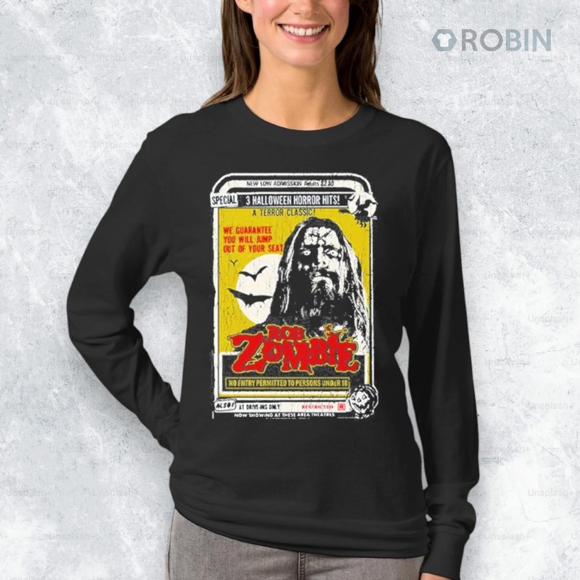 Rob Zombie Drive In Ad Halloween Shirt Rob Zombie Drive In Ad Halloween Shirt