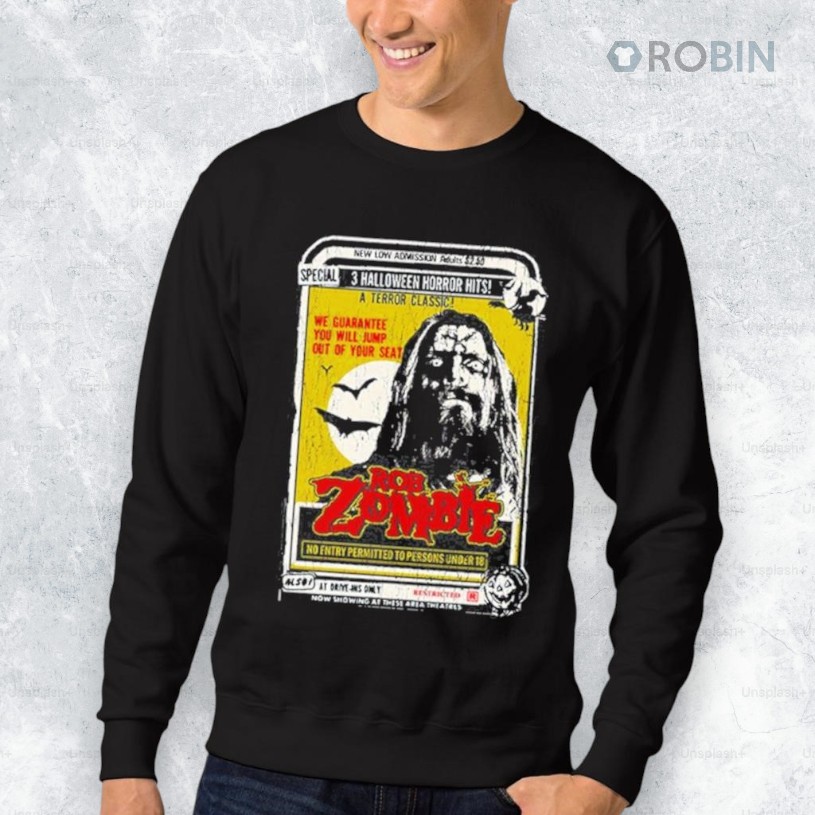 Rob Zombie Drive In Ad Halloween Shirt Rob Zombie Drive In Ad Halloween Shirt