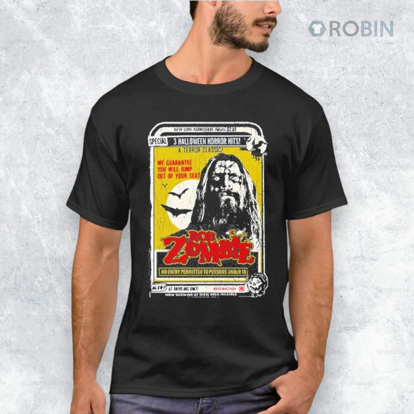 Rob Zombie Drive In Ad Halloween Shirt Rob Zombie Drive In Ad Halloween Shirt